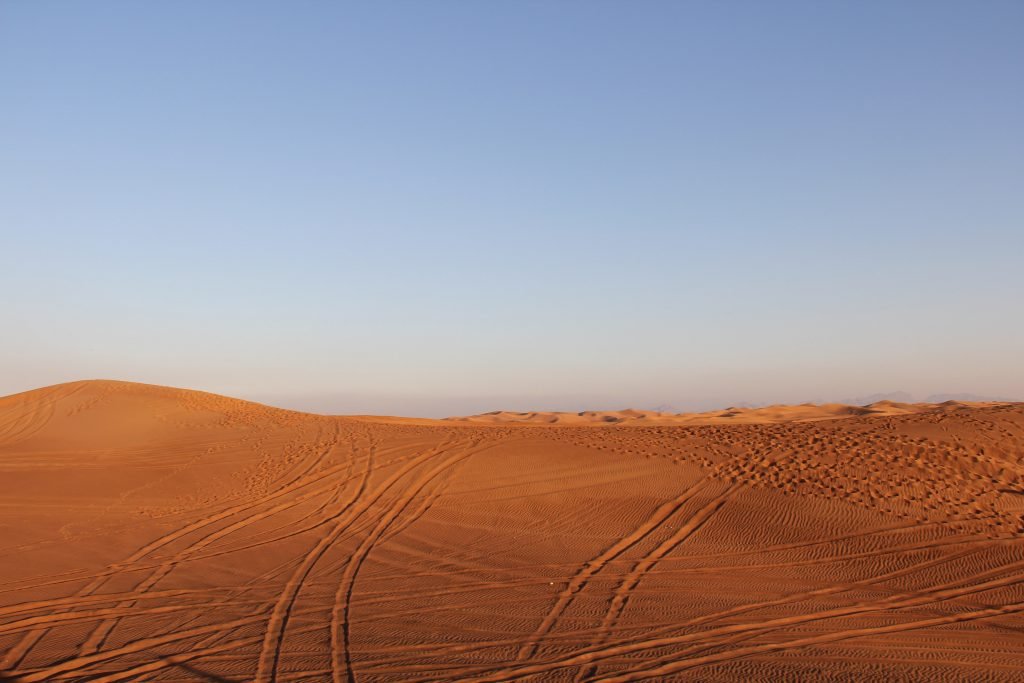Sand Dunes outside Dubai