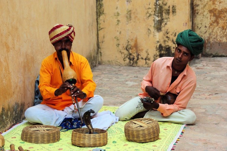 Snake charmers in Rajasthan